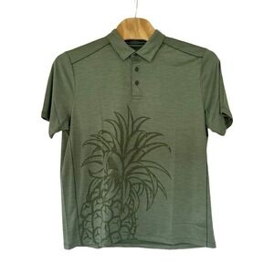 Tommy Bahama Short Sleeve Sage Green Pineapple Island Zone Polo  Size XL New